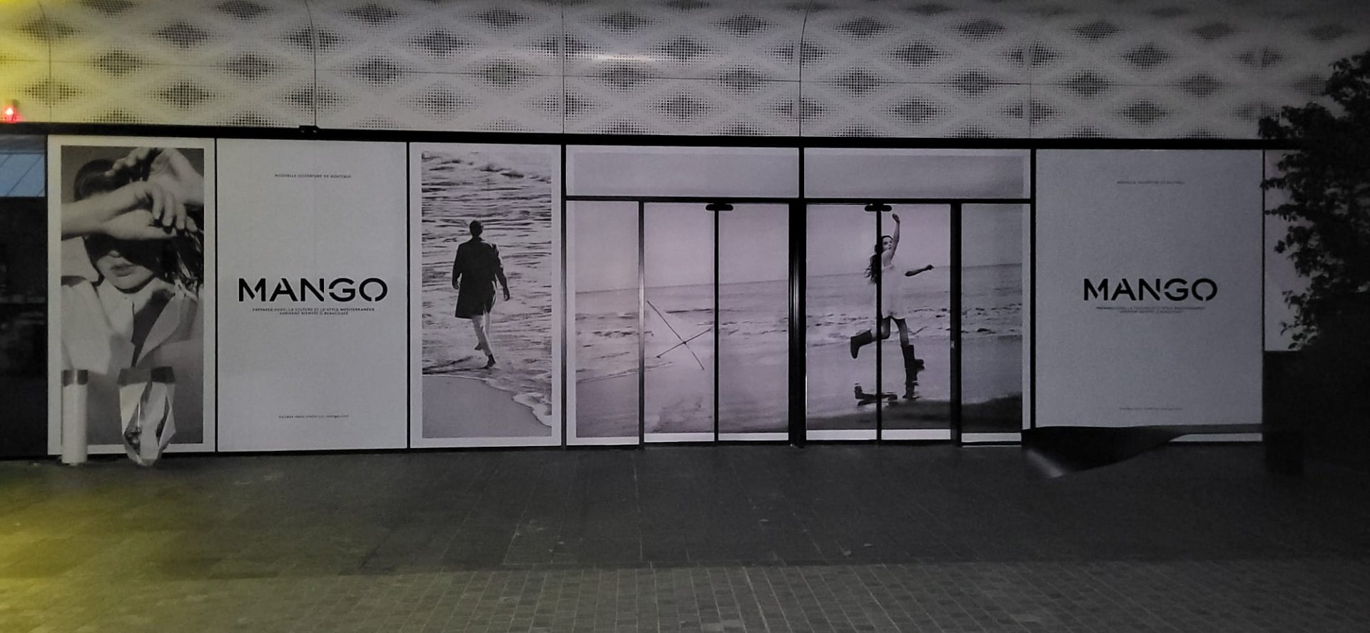 POSE VINYL VITRINE MANGO ANGERS