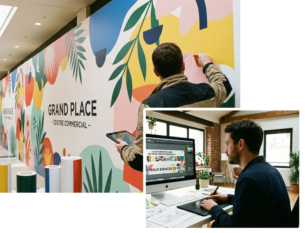 Studio graphique habillage chantier